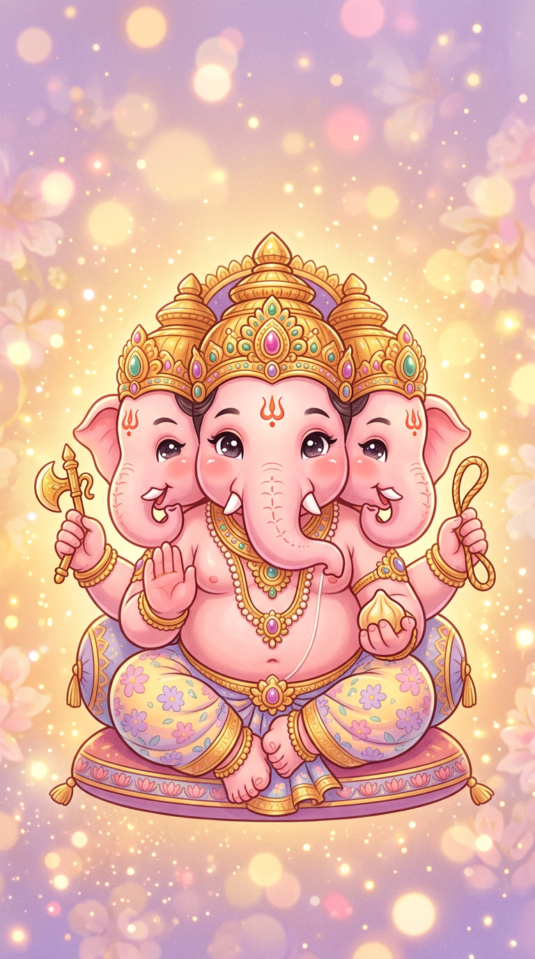 ปางทวิชา คณปติ — Cute