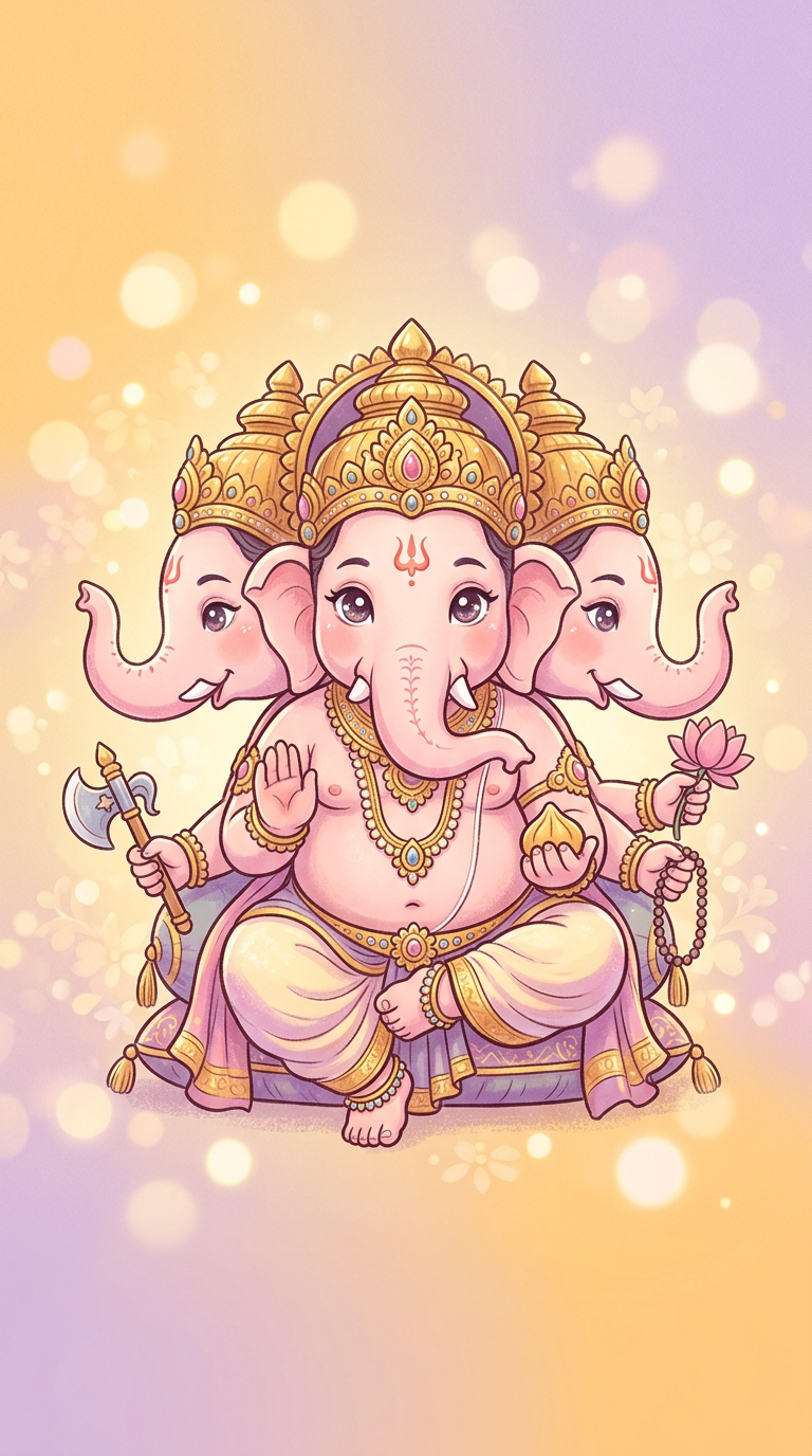 ปางตรีมุข คณปติ