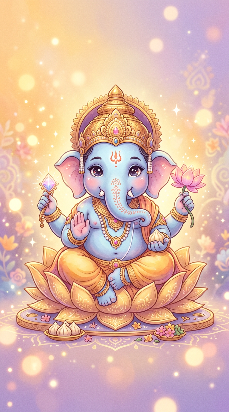 ปางอุจฉิษฐะ คณปติ — Cute