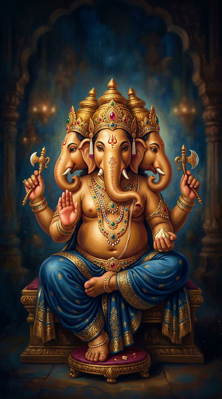 ปางทวิชา คณปติ — Elegant